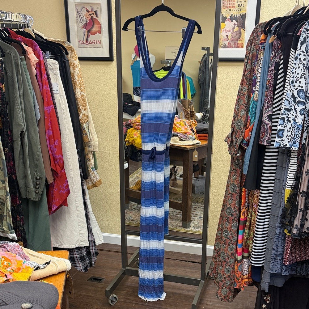 Victoria's Secret Blue and White maxi dress
